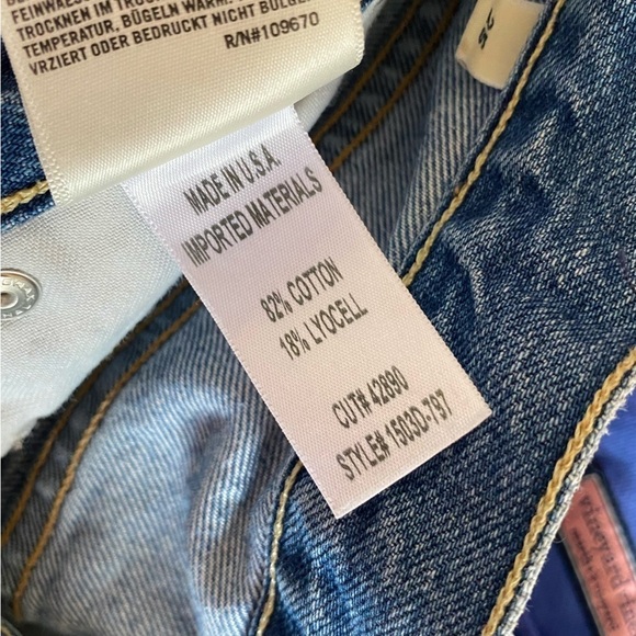 Citizens of Humanity Hidden Button Fly Jean Shorts, 25 - Picture 12 of 12